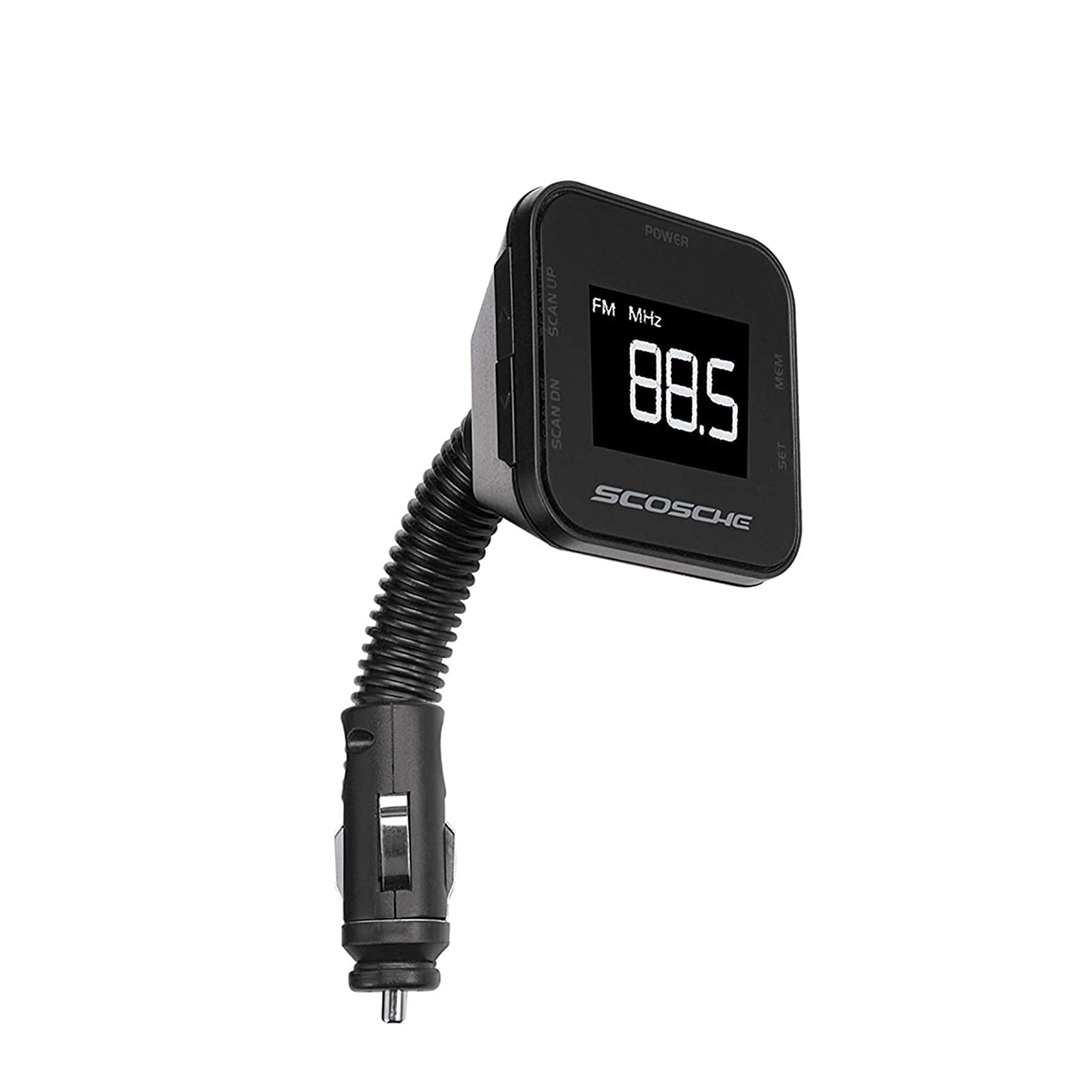 Scosche FMTD3R, Goose Neck FM Transmitter w/ Digital Display