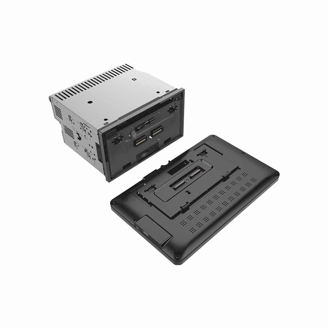 Power Acoustik PD-1032B, 2-DIN AptiX Source Unit w/ Bluetooth, & 10.3" LCD