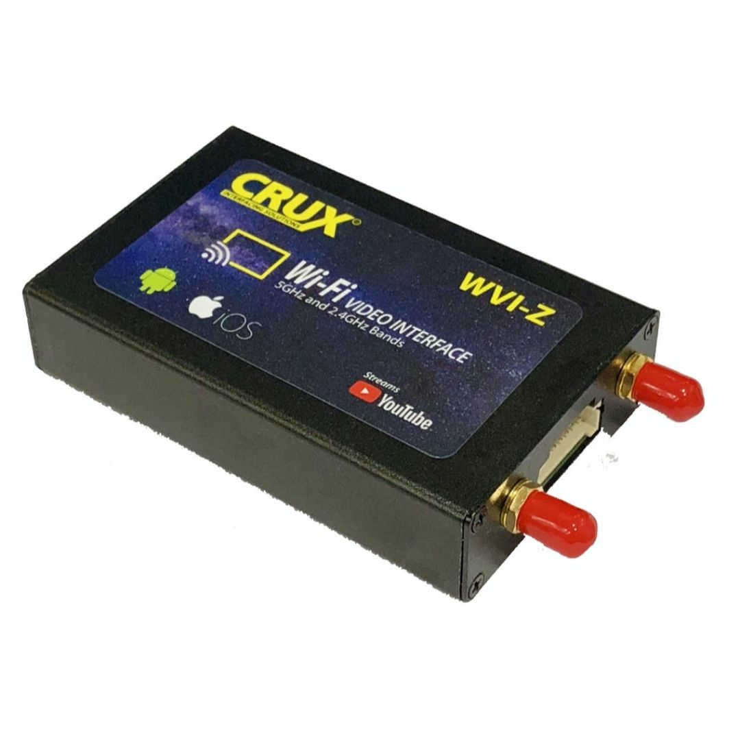 Crux WVI-Z, Wi-Fi AV Integration for Select Android and iPhone Operating Systems