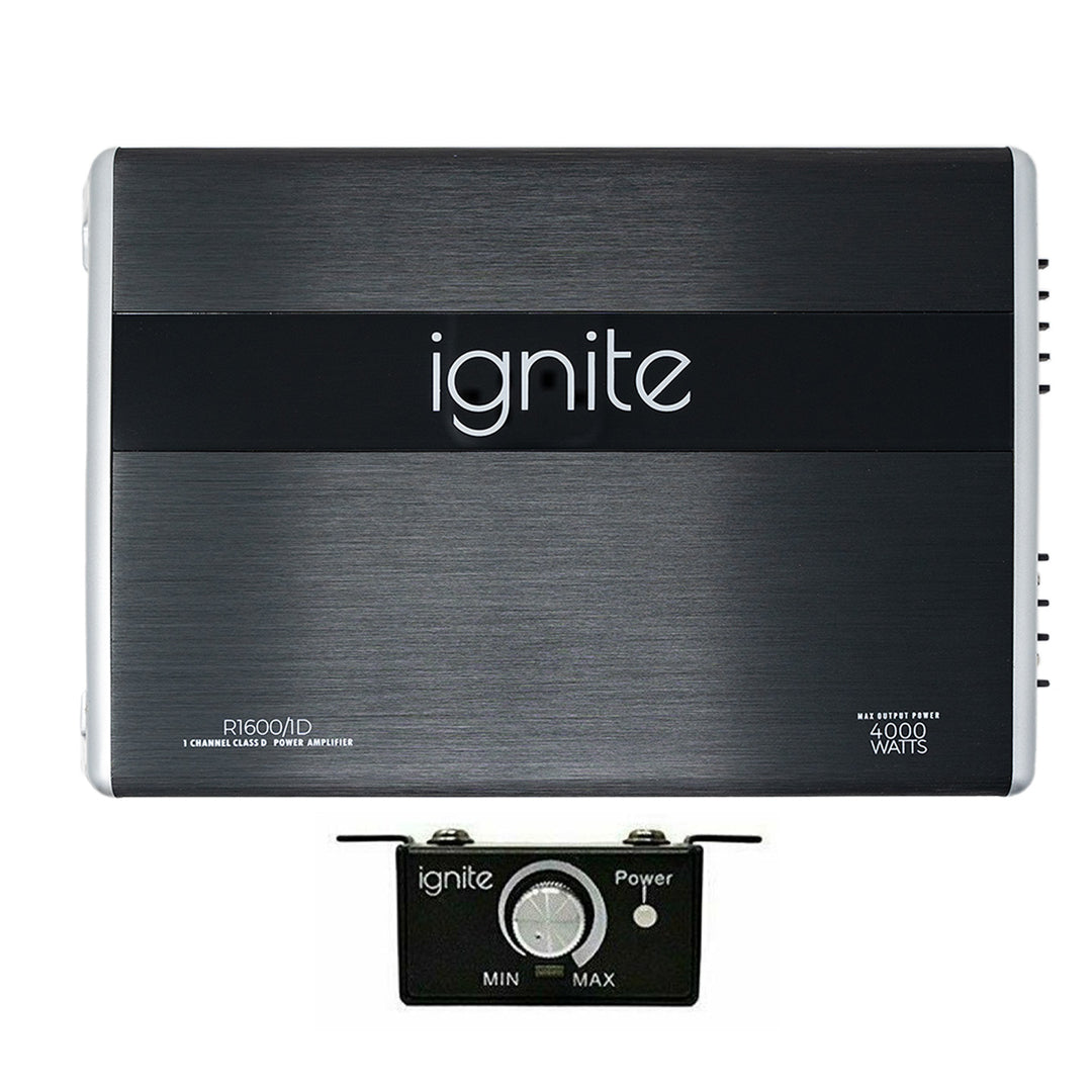 Ignite R1600/1D, Monoblock Class D Subwoofer Amplifier, 4000W Peak