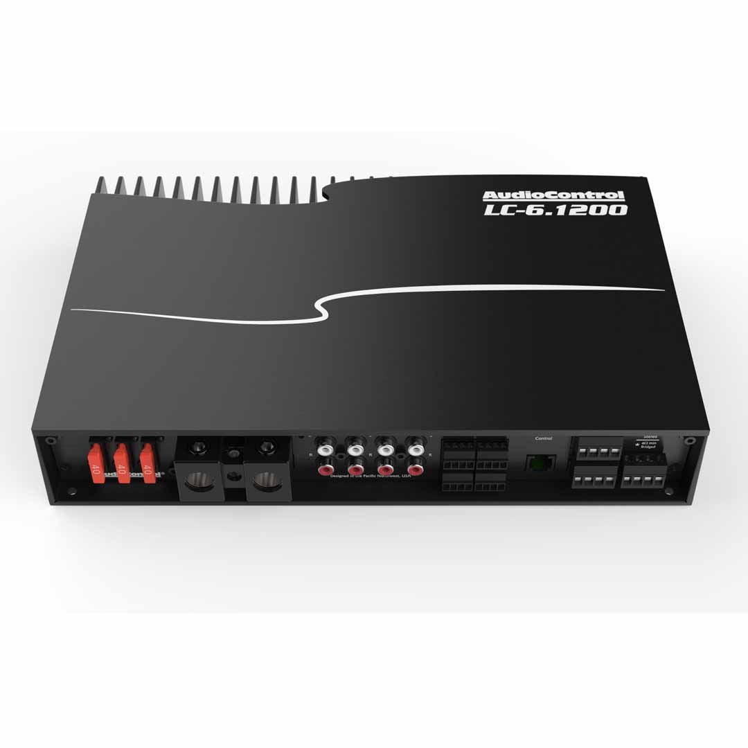 AudioControl LC-6.1200, 6 Channel Amplifier with AccuBass - 1200 Watts