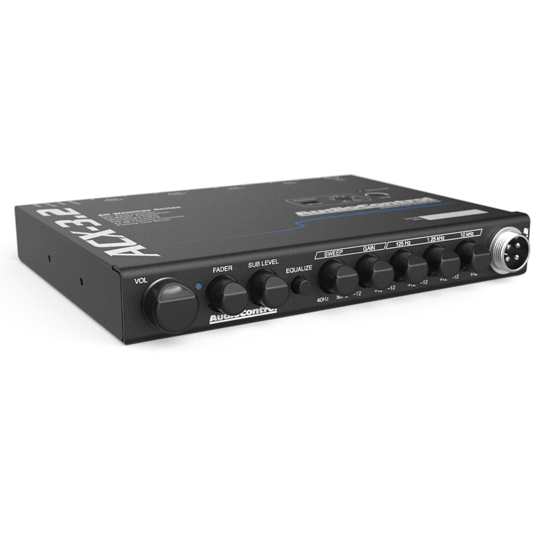 AudioControl ACX-3.2, 4 Band Stereo Graphic All Weather Equalizer & Crossover w/ Paging Mic