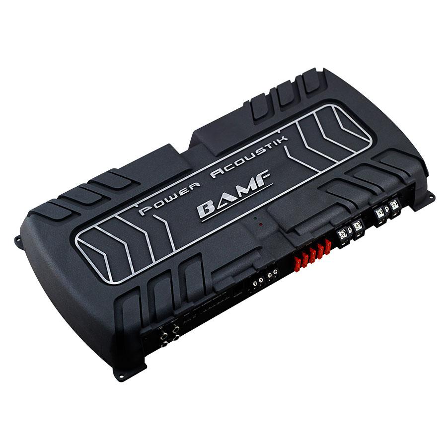 Power Acoustik BAMF1-8000D, Monoblock Class D Die Cast Hi End w/ Bass Remote Amplifier - 8000W