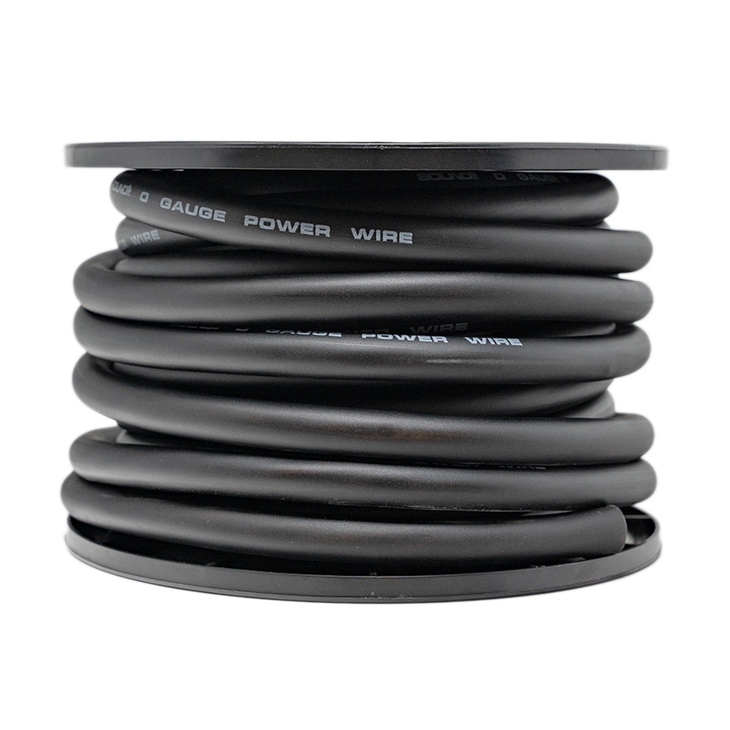 SoundBox CW0-50BK, 0 Gauge 50 Ft. Amplifier Power / Ground Wire Spool, Black