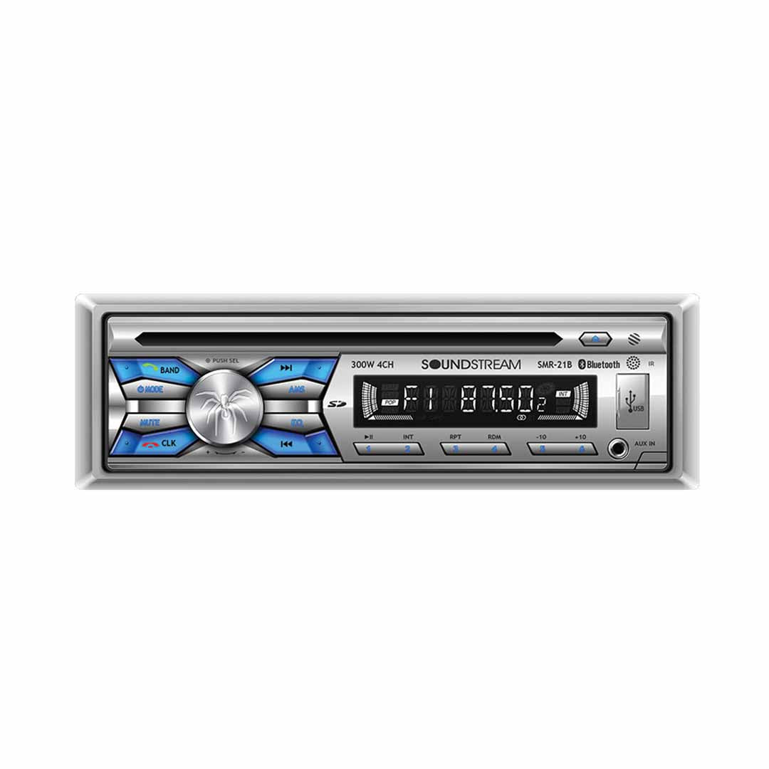 Soundstream SMR-21B, Single Din Marine AM/FM CD/MP3/USB radio + Bluetooth