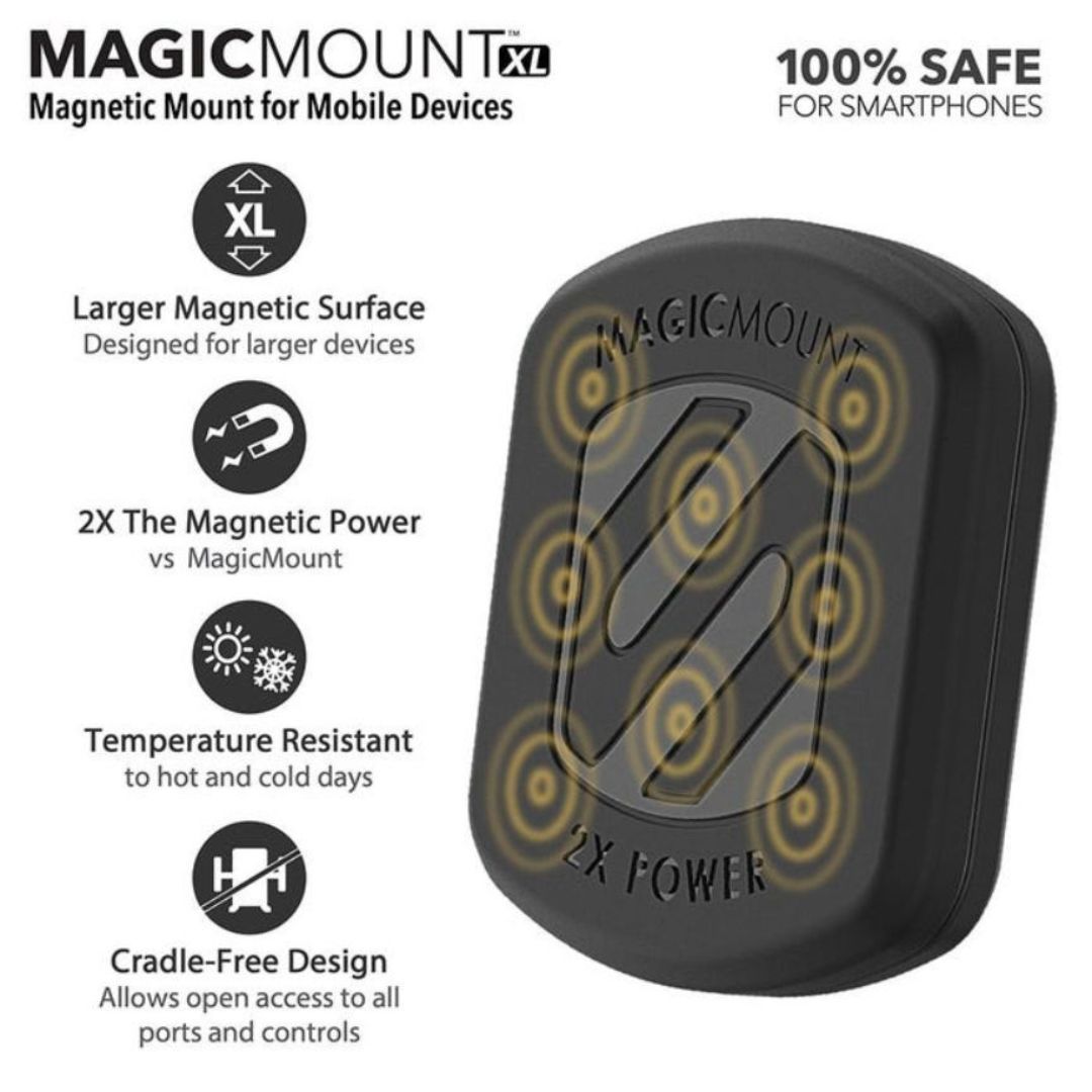 Scosche MAGTFM2, MagicMount Magnetic Flush Mount For Tablets & Other Devices