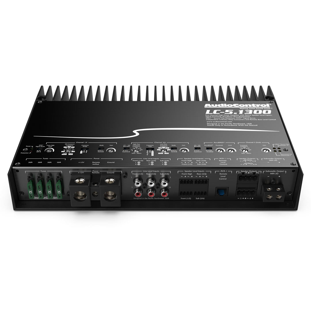 AudioControl LC-5.1300, LC Series Class D 5 Channel Car Amplifier