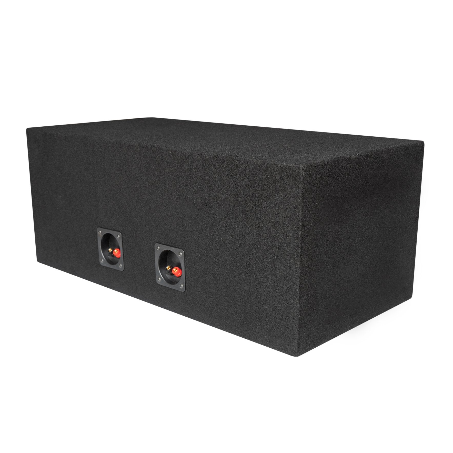 SoundBox E Series Dual 10" Vented Side Port Subwoofer Enclosure, Square