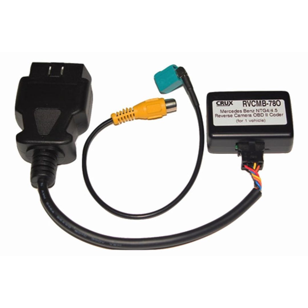 Crux RVCMB-78O, Rear-view Integration for Mercedes-Benz Vehicles w/ Comand NTG4 & Comand NTG4.5 Systems