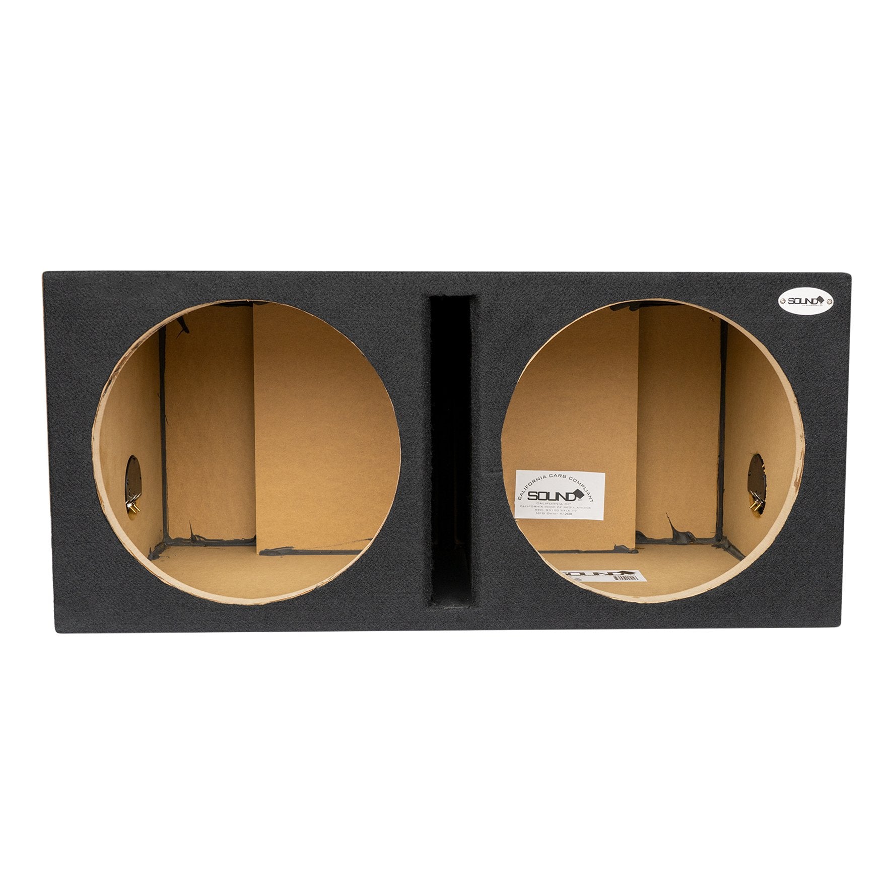 SoundBox E Series Dual 15" Vented Center Port Subwoofer Enclosure