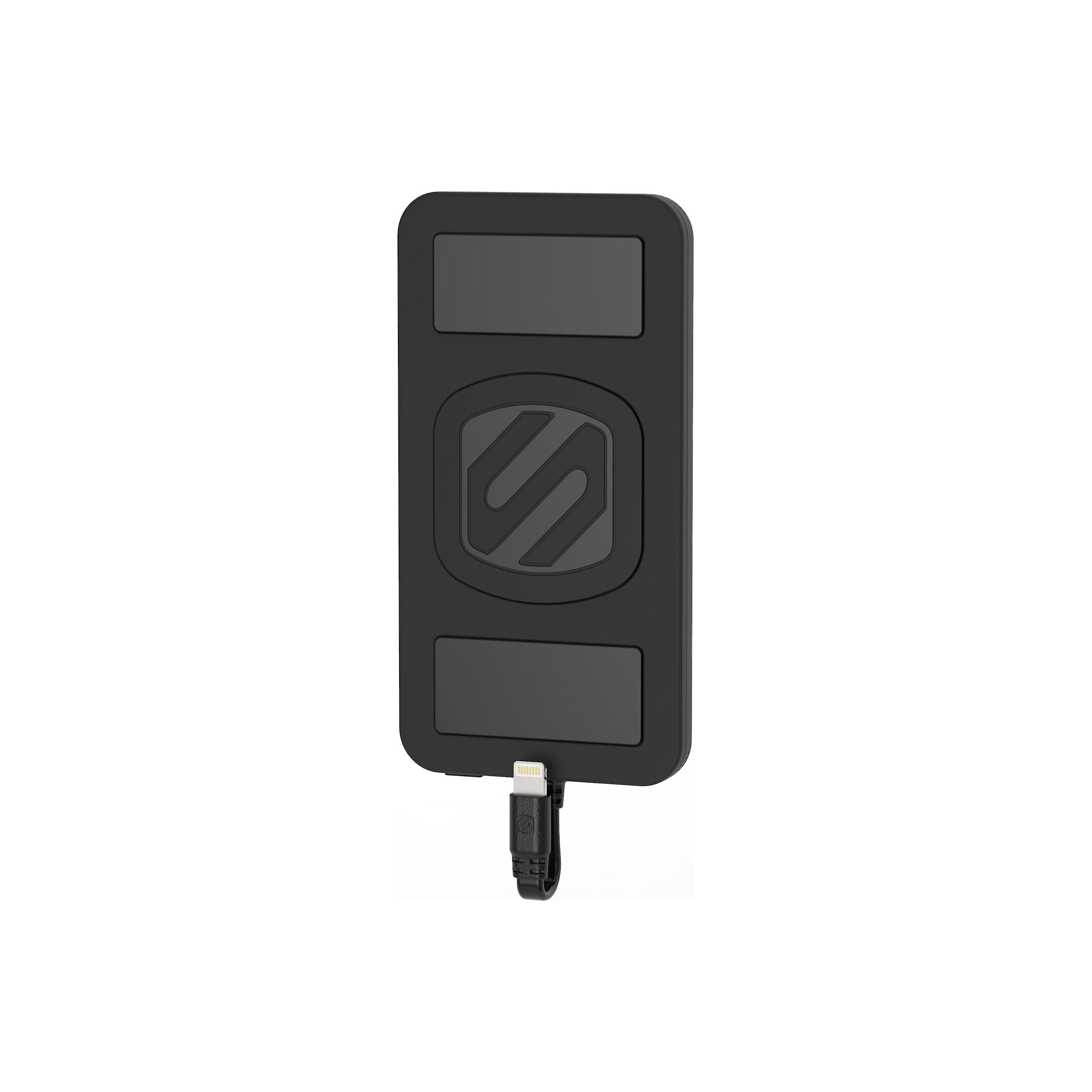 Scosche MAGPB, MagicMount Magnetic Mount Portable Power For Mobile Devices (Lightning - Black)