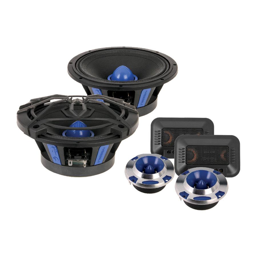 Soundstream SME.650C, SME 6.5" Pro Audio Components w/Tweeters-Crossovers, 200W