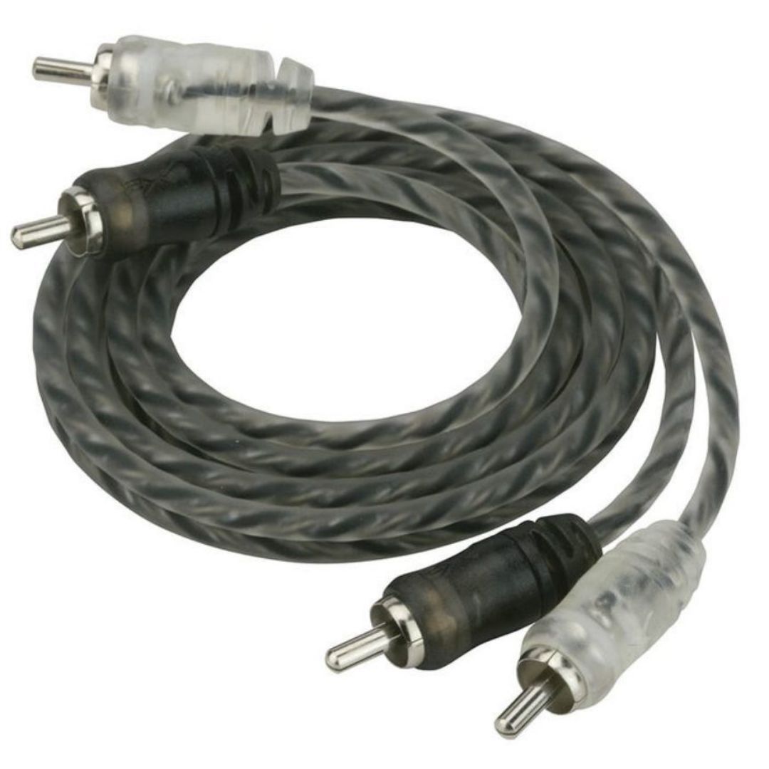 X2 by Scosche X2R3, HEX 2 Channel Twisted Pair RCA Interconnect - 3 Ft