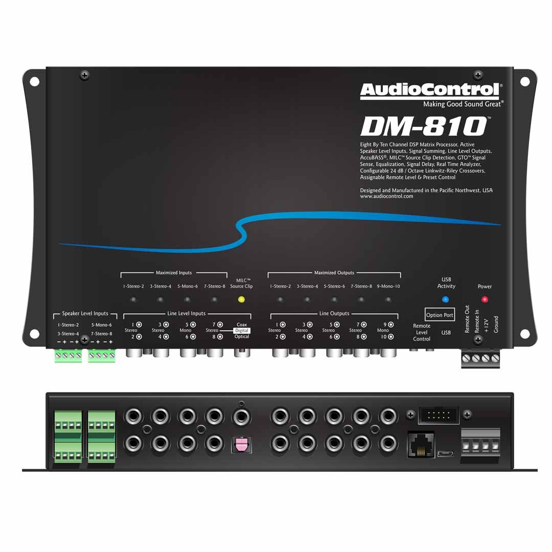 AudioControl DM-810, 8 Input 10 Output DSP Matrix Processor