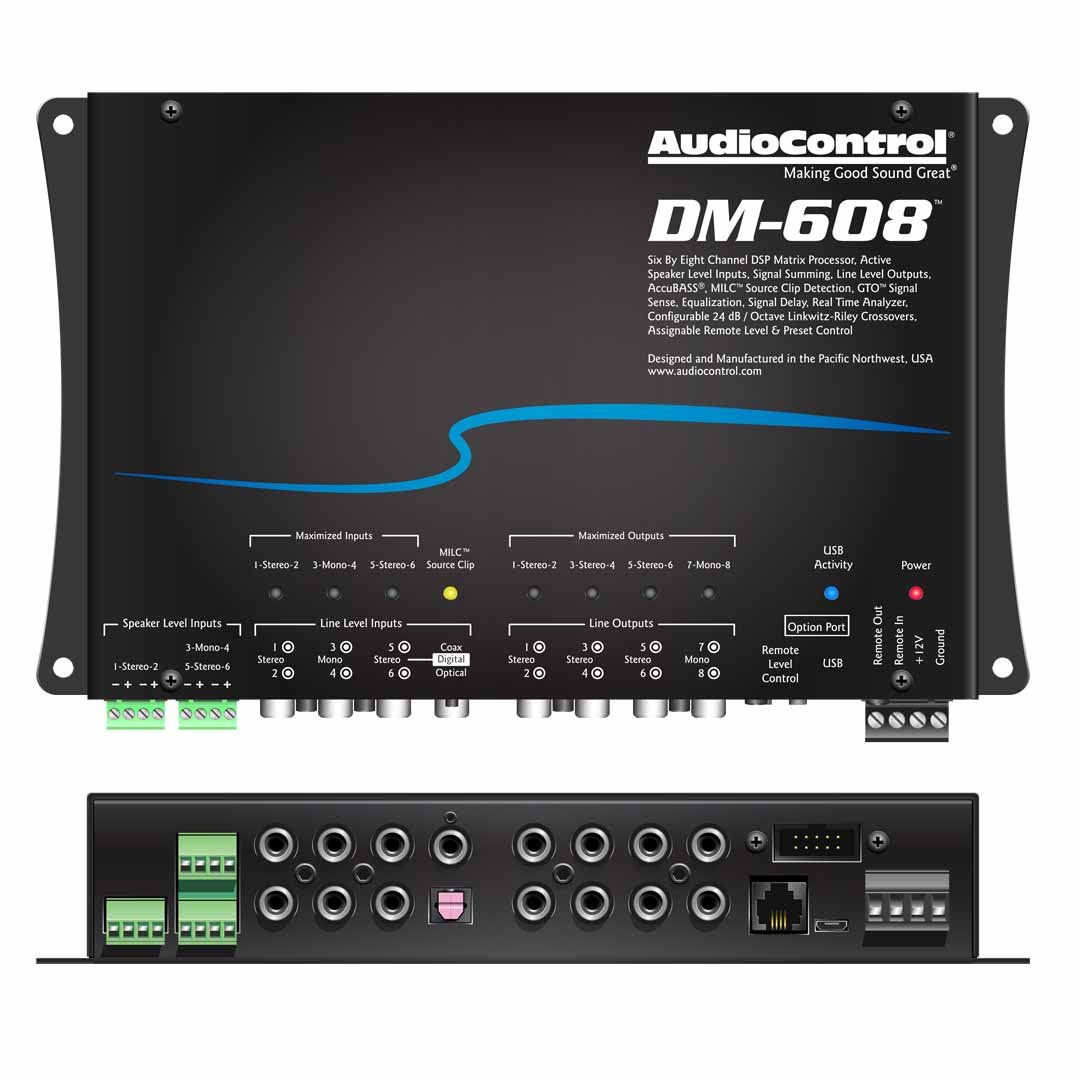 AudioControl DM-608, 6 Input 8 Output DSP Matrix Processor