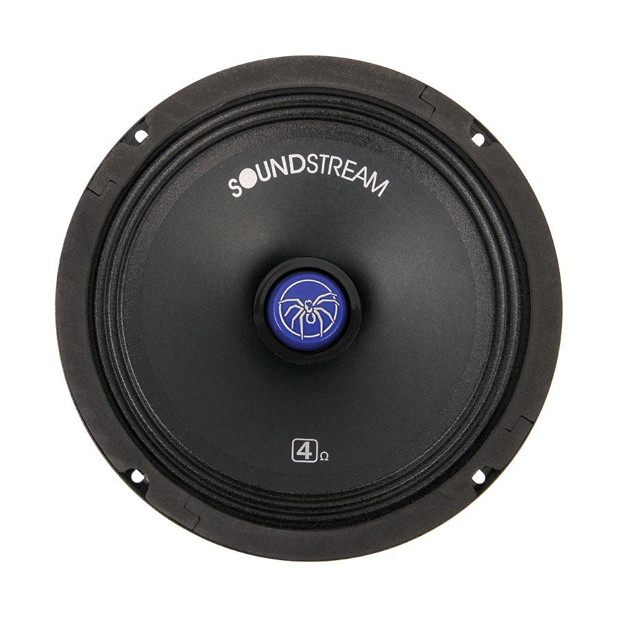 Soundstream SM.800PRO, SM Pro Die-Cast 8" Pro Audio Speaker, 400W, 4 Color Changeable