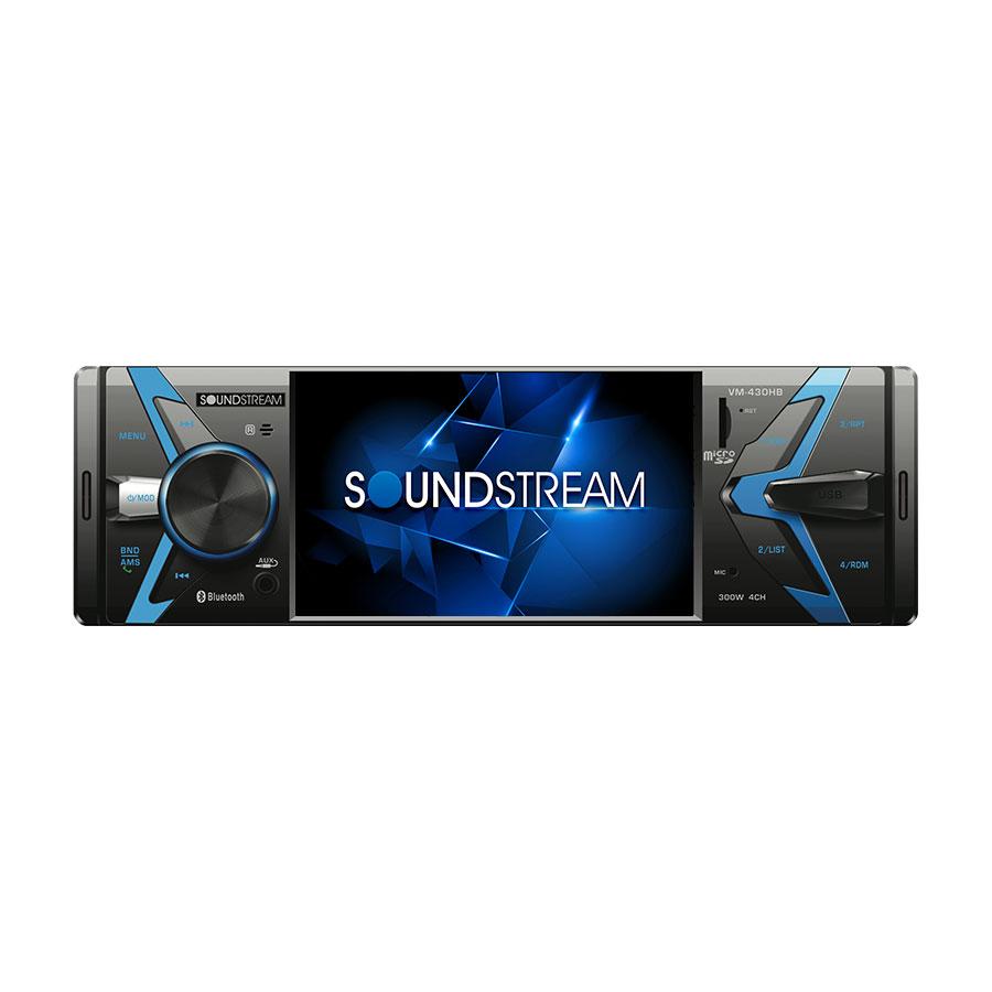 Soundstream VM-430HB, 2-DIN Digital Media (no DVD) w/ Phonelink, Bluetooth & 4.3" LCD