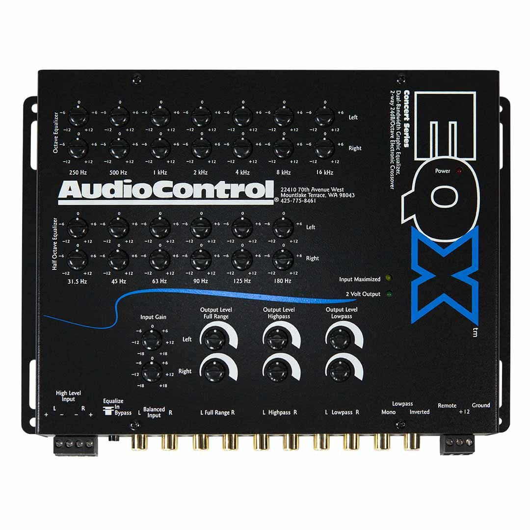 AudioControl EQX, 2 Channel Trunk-Mount Equalizer with Crossover