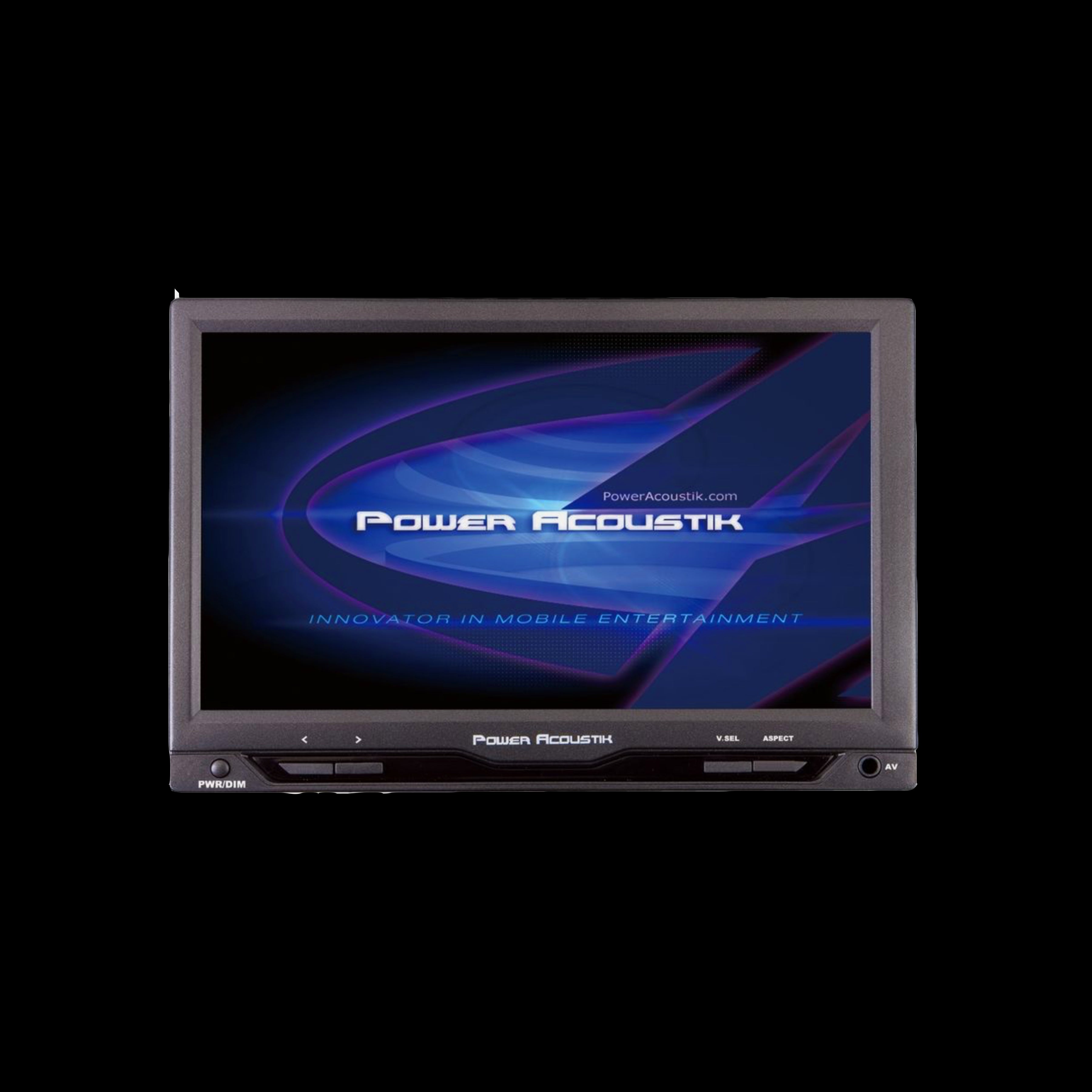 Power Acoustik PT-712IRA, 7" LCD Headrest Monitor w/ 2 Channel IR transmitter