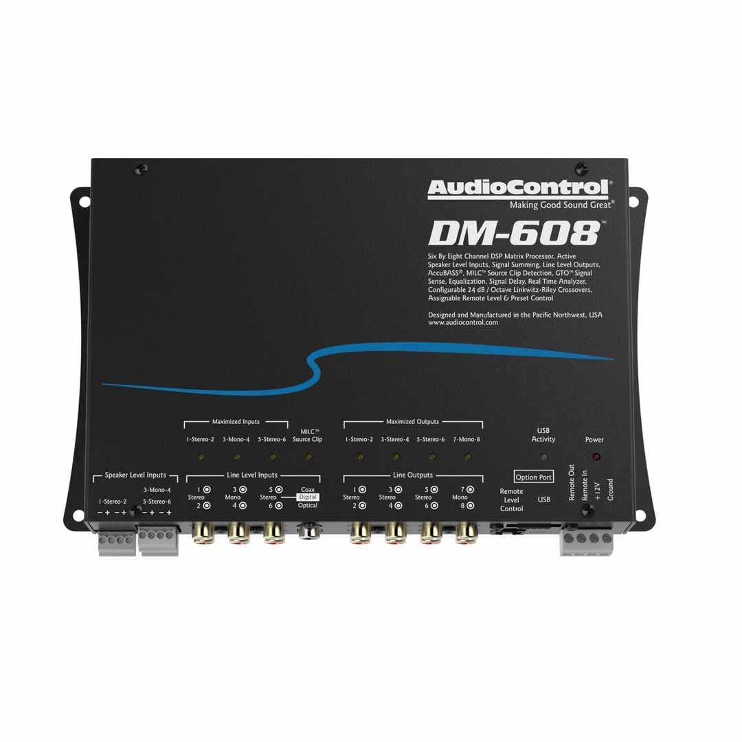 AudioControl DM-608, 6 Input 8 Output DSP Matrix Processor