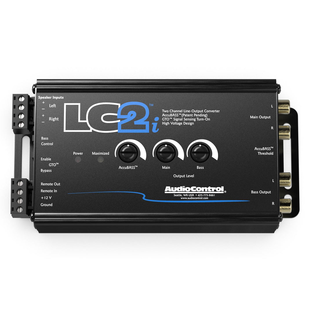 AudioControl LC2i, 2 Channel Line-Output Converter with AccuBASS