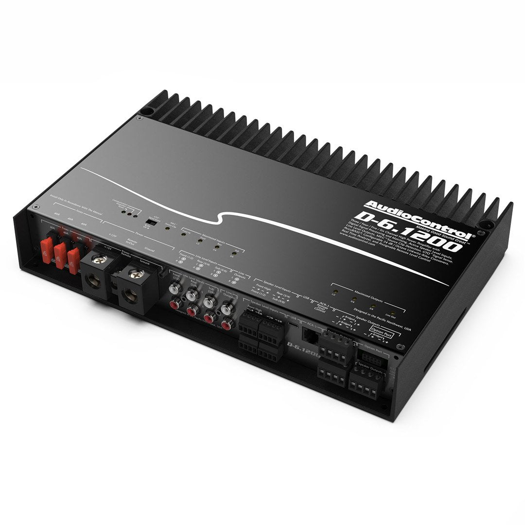 AudioControl D-6.1200, Matrix DSP Class D 6 Channel Car Amplifier w/ DSP