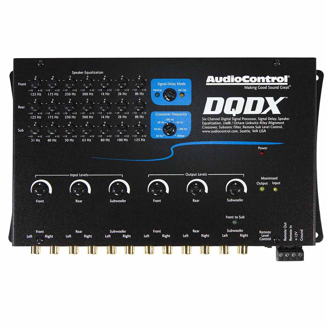 AudioControl DQDX, Digital Signal Processor with EQ, Crossover and Signal Delay