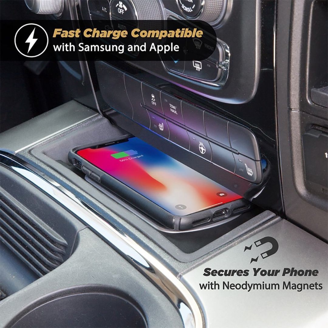 Scosche CRQ01, MagicMount Pro Charge 2009-Up Ram Truck Center Console Wireless Charging