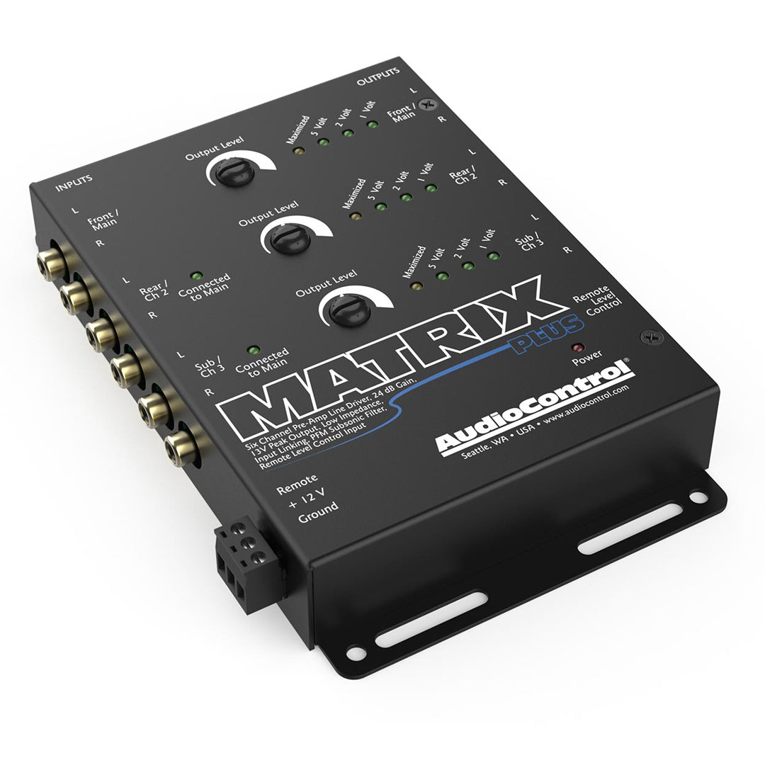 AudioControl Matrix Plus, 6 Channel Line Driver with Optional Level Control