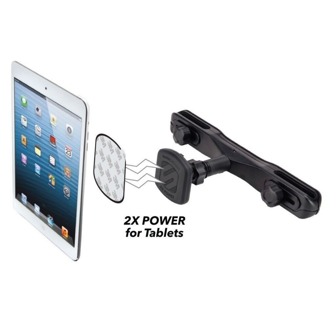 Scosche MAGTHM2, MagicMount Magnetic Rear Seat Headrest Mount For All iPads & Tablets