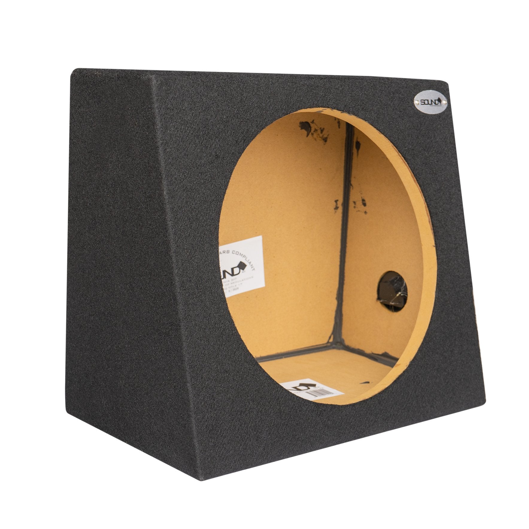 SoundBox Universal Single 12" Sealed Subwoofer Enclosure, Truck (Pair)