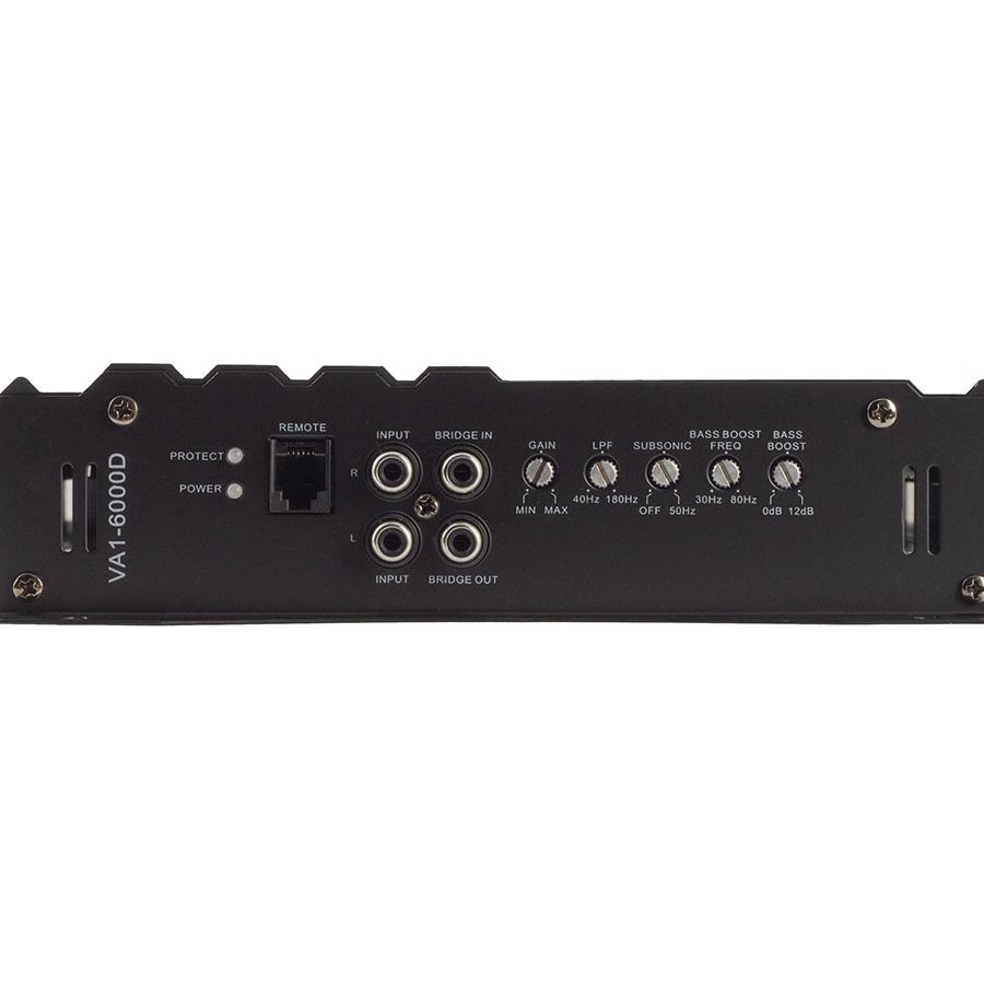 Power Acoustik VA1-6000D, Monoblock Class D w/Bass Remote Amplifier - 6000W