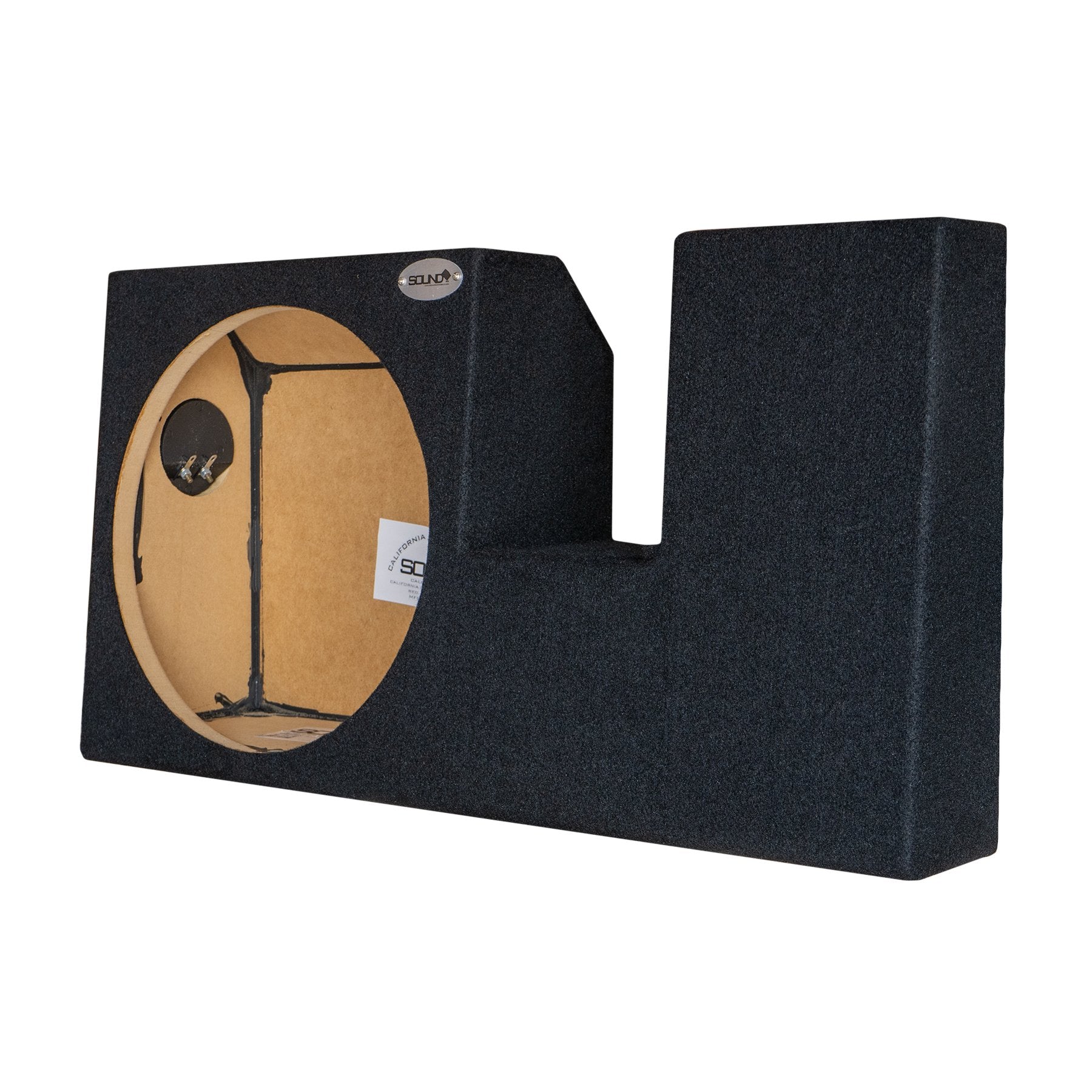 SoundBox Ford F150 SuperCrew (CrewCab) / SuperCab (Extended Cab) 2004-2008 Single 12" Upfrie Subwoofer Enclosure