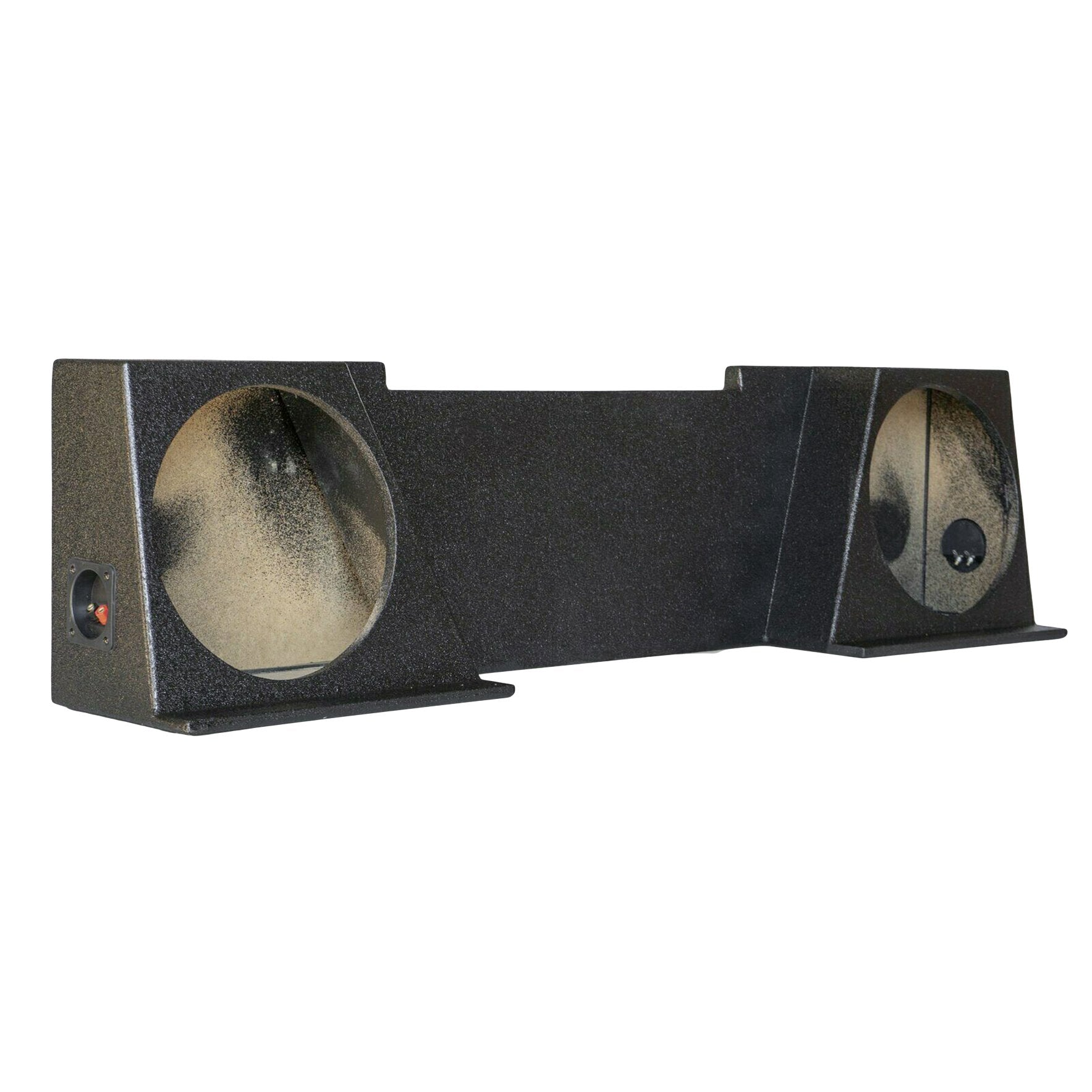 SoundBox Chevy Silverado / GMC Sierra Extended Cab 2008-2013 Dual 10" Subwoofer Enclosure, BedLiner