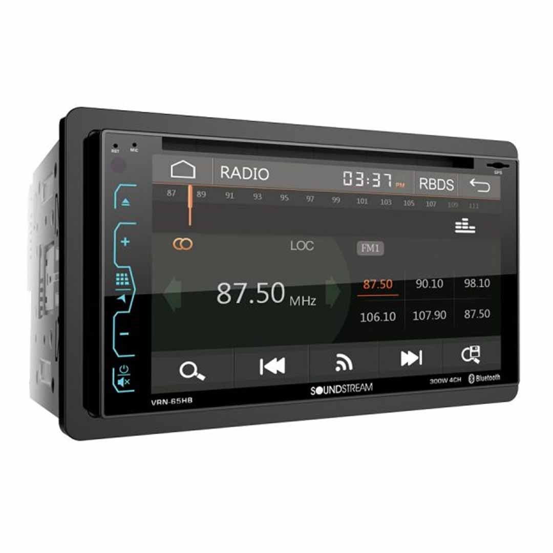 Soundstream VRN-65HB, 2-DIN AptiX Source Unit w/ iGO GPS, PhoneLink, Bluetooth, & 6.2" LCD