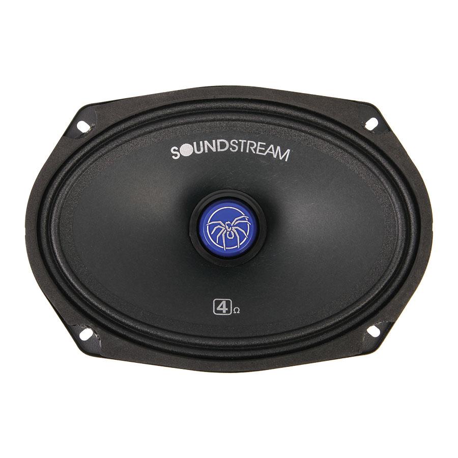 Soundstream SM.690, SM 6x9" Pro Audio Speaker, 250W, 4 Color Changeable