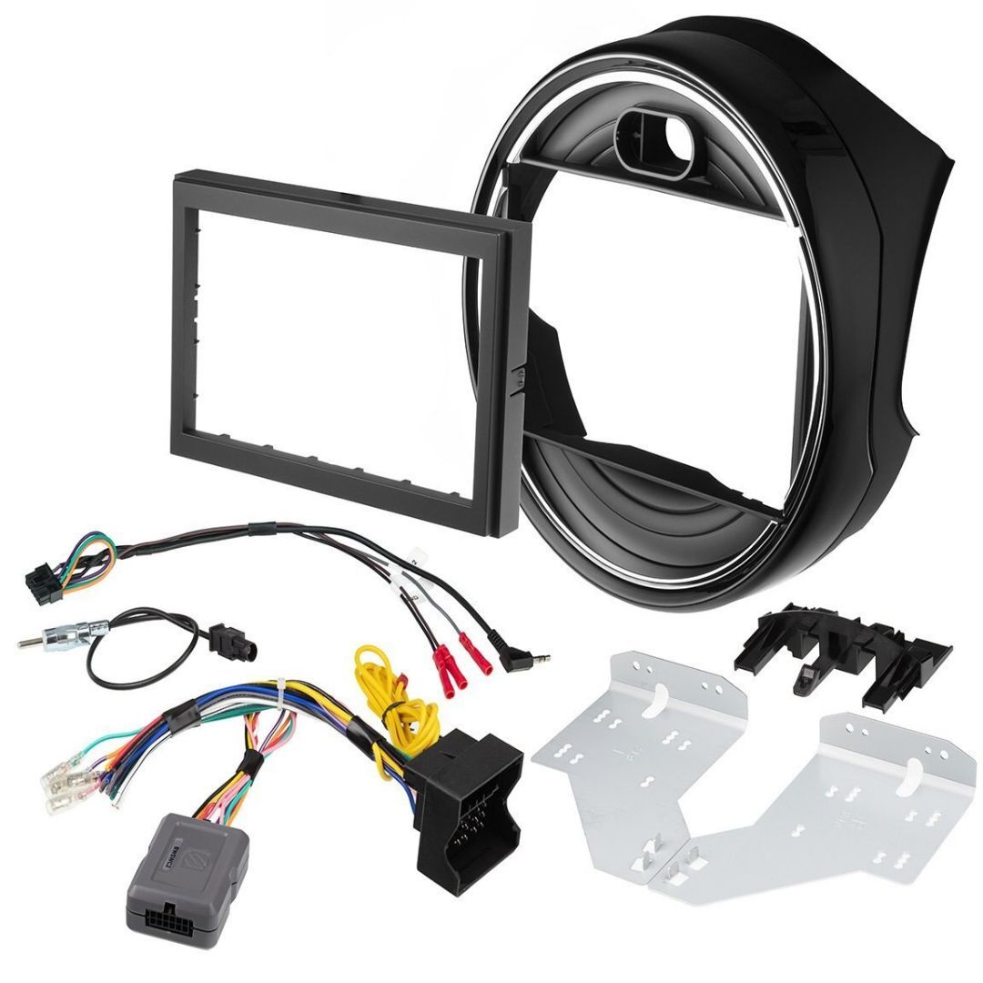 Scosche BW2379SWCB, 2014-Up Mini Cooper F55/F56 Double DIN w/ Steering Wheel Control