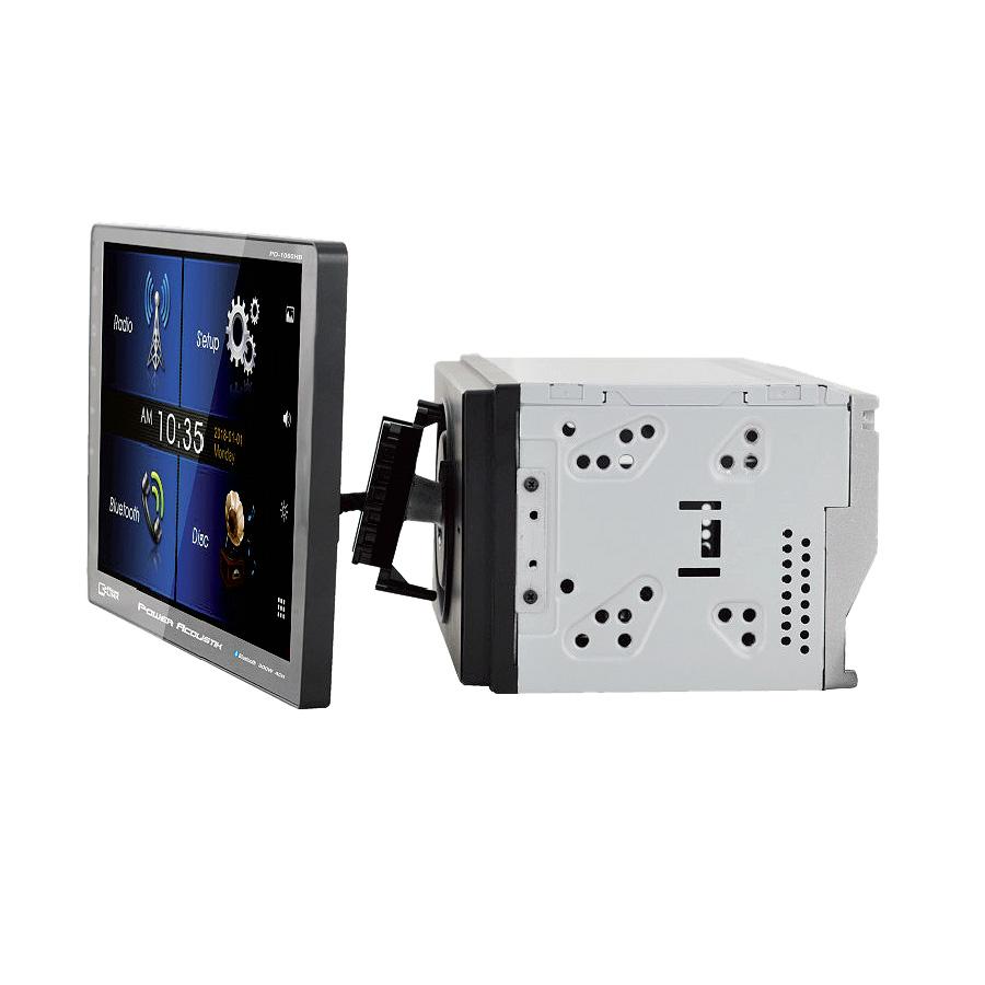 Power Acoustik PDN-1060HB, 2-DIN Source Unit w/ GPS NAV, Phonelink, Bluetooth, Swivel 10.6" LCD