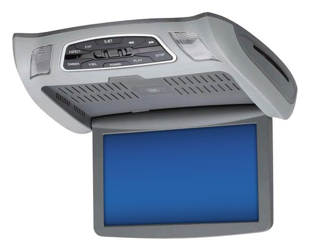 Power Acoustik PMD-104X, Ceiling Mount DVD Overhead w/ 10.3" LCD, 3 Color