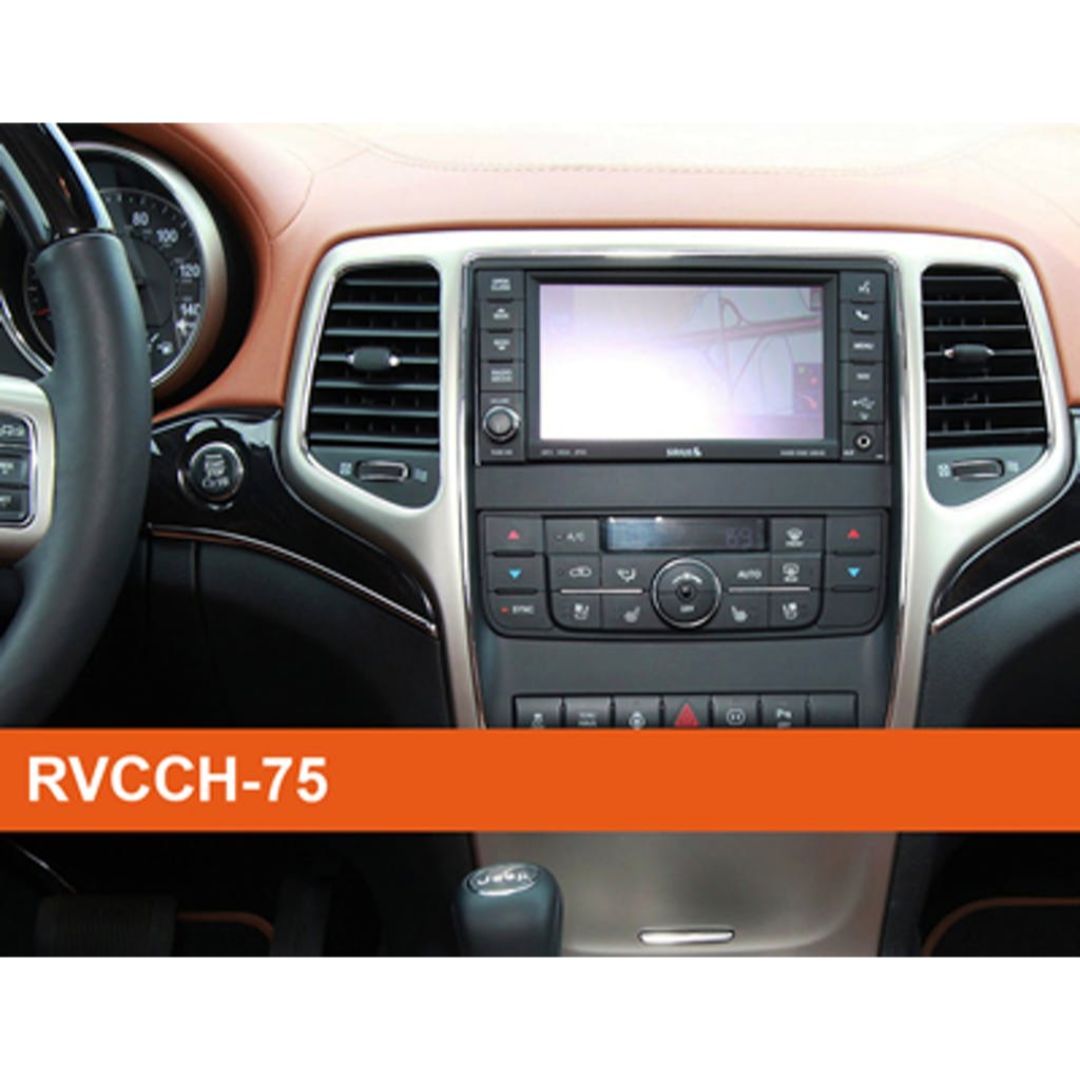 Crux RVCCH-75 , Rear-View Integration Interface & Kit for Chrysler, Dodge & Jeep Vehicles with MYGIG (Camera Included)