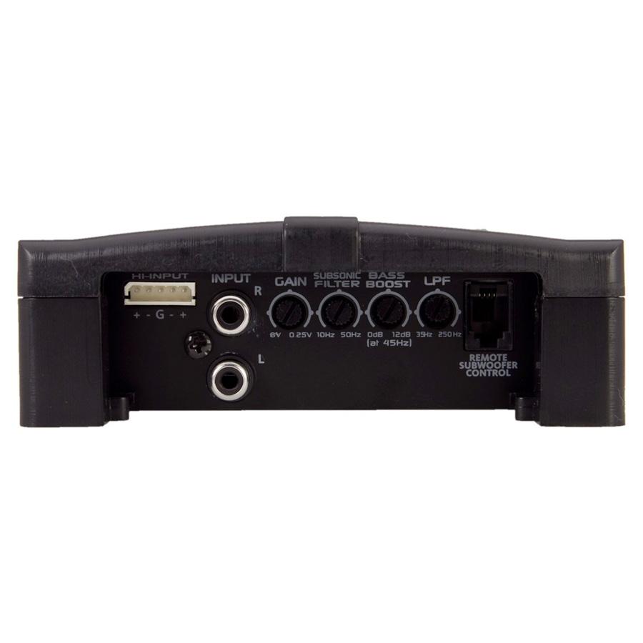Power Acoustik RZ1-1500D, Monoblock Class D, Small Size, Bass Remote, Hi End Amplifier - 1500W