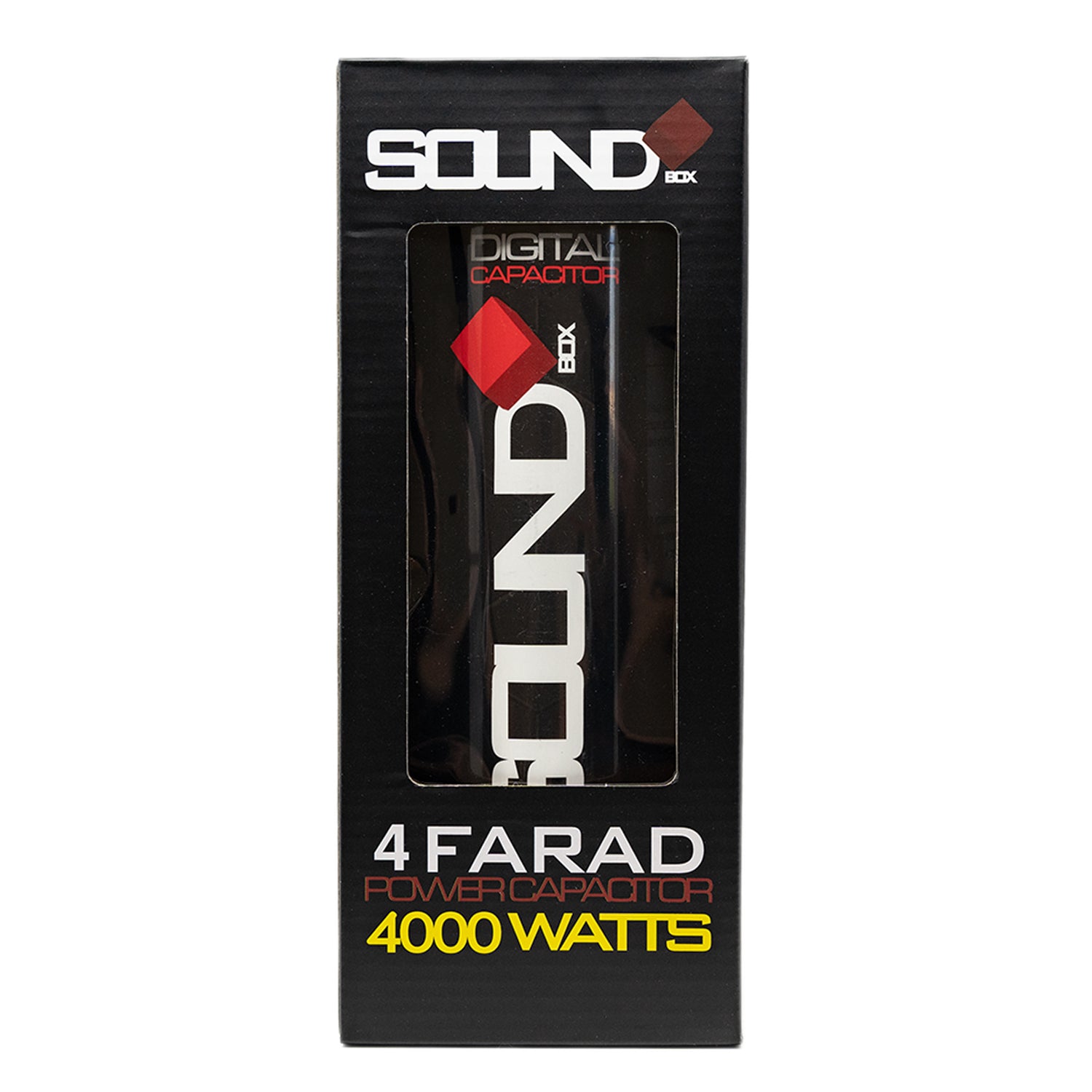 SoundBox SCAP4D, 4 Farad Digital Capacitor w/ Distribution Top