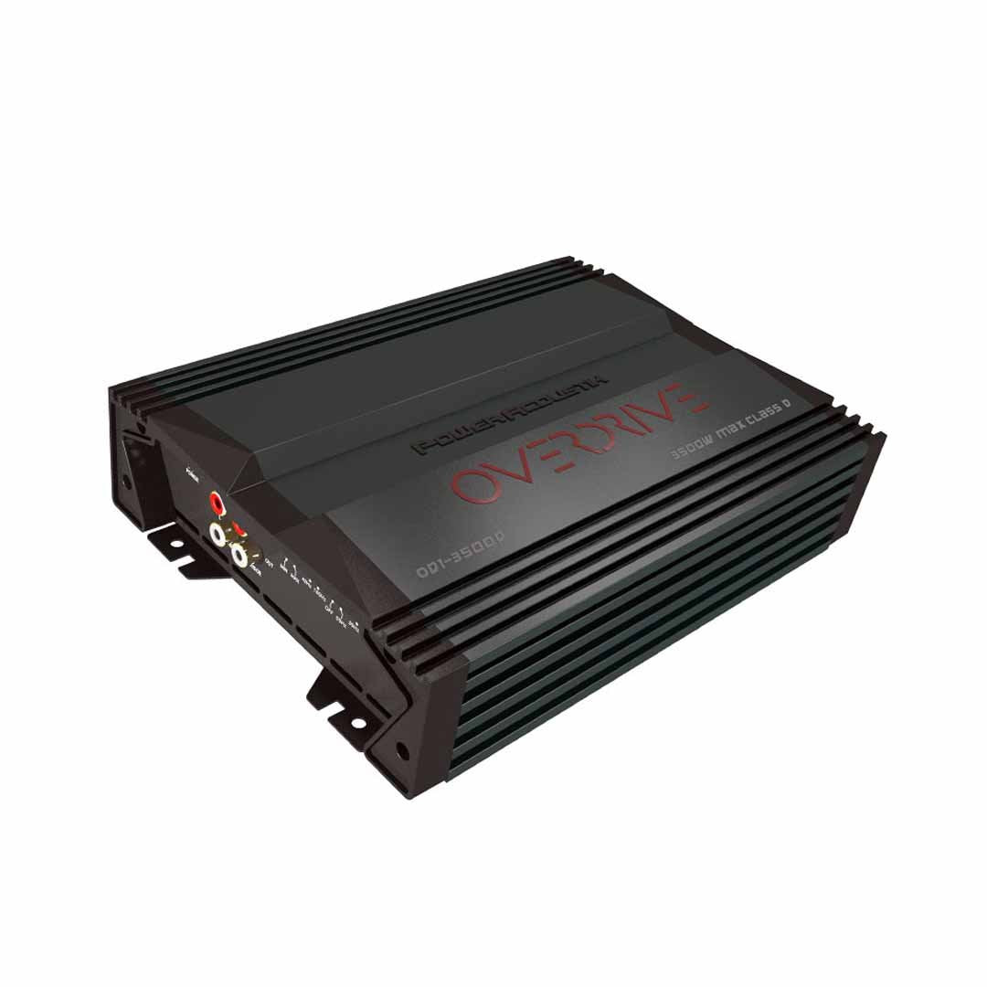Power Acoustik OD1-3500D, Monoblock Class D w/Bass Remote Amplifier - 3500W