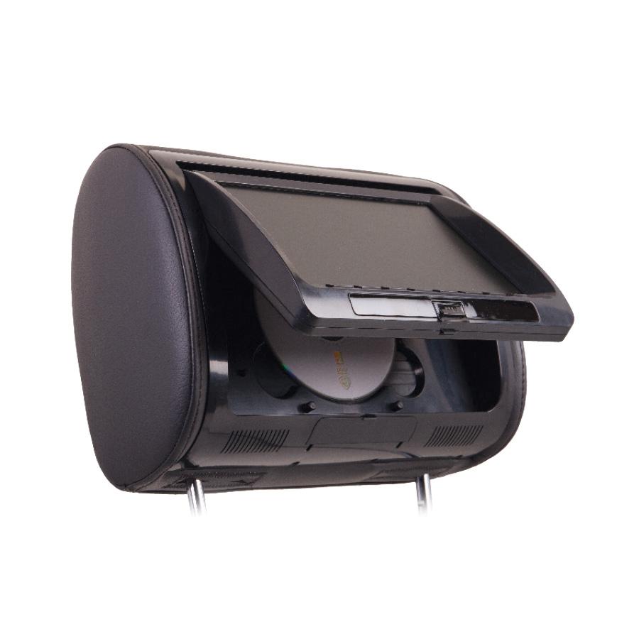 Power Acoustik HDVD-91CC , 9" Universal DVD Headrest w/USB/Aux, 3 Color Changeable