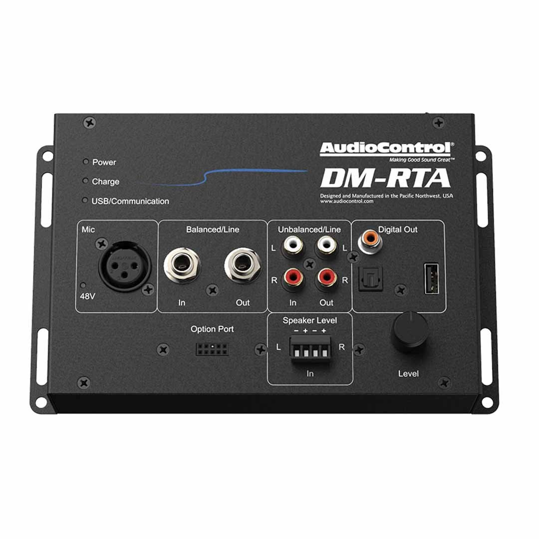 AudioControl DM-RTA BASE KIT, Hard Case w/ Test Leads, USB A to A and Power Supply