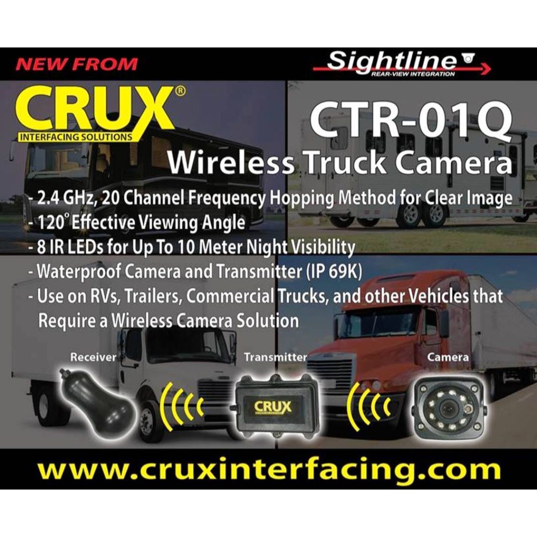 Crux CTR-01Q, Wireless Commercial Grade Truck Camera