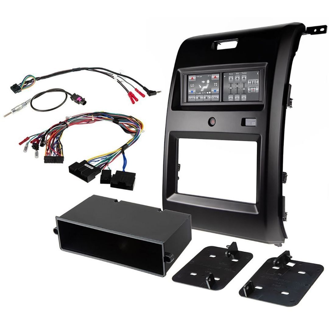 Scosche ITCFD02B, Integrated Touch 2013-2014 Ford F150 Double Din Dash Kit