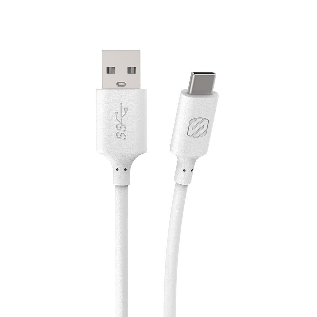 Scosche CA3G13WTI, Charge & Sync Cable For USB-C Devices (White)