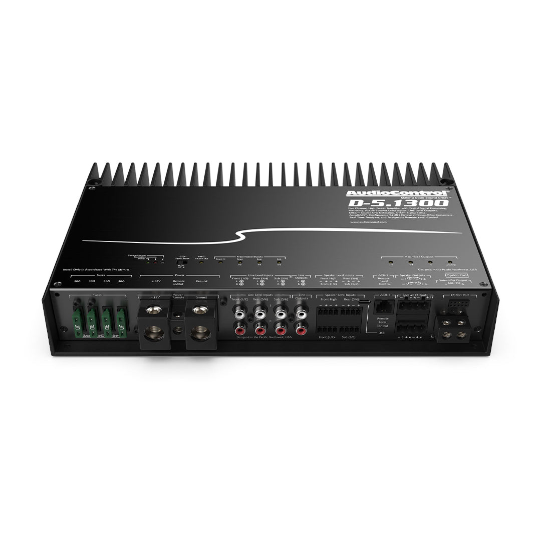 AudioControl D-5.1300, Matrix DSP Class D 5 Channel Car Amplifier w/ DSP
