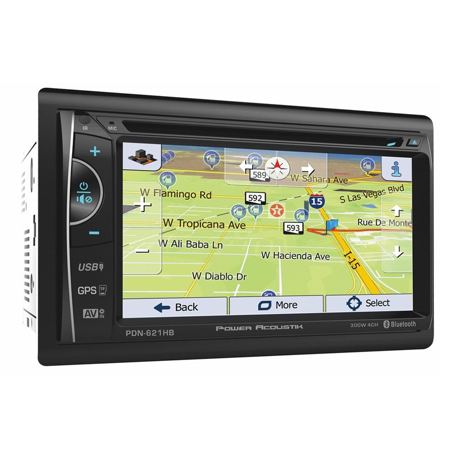 Power Acoustik PDN-621HB, 2-DIN Incite Source Unit w/ iGo GPS, PhoneLink, Bluetooth, & 6.2" LCD